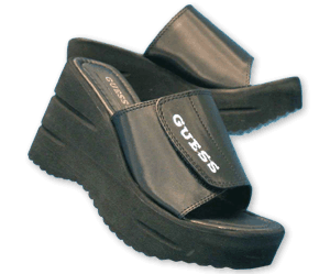 Guess women's Epinima black slide