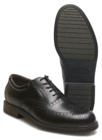 Rockport men's Share black leather dress shoe in wide