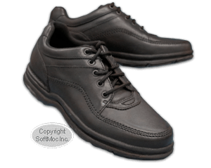 Rockport men's World Tour black pro walker shoe in wide
