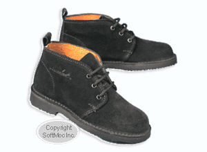 Geronimo women's Pilot black suede desert boot