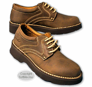 Geronimo men's Praga brown leather oxford