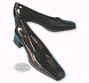 Aerosoles women's Pump Plaza black patent 2 inch dress pump