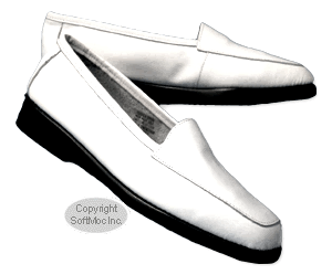Veniceo women's Catherine white dress flat