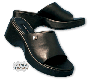 Tommy Hilfiger women's Sandra black dress slide