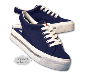 Tommy Hilfiger women's Alysa navy canvas sling back