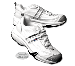 Tommy Hilfiger women's Tenacity 2 white leather sneaker