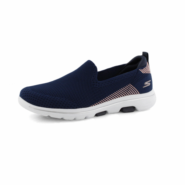 Women\u0027s GOwalk 5 PRIZED navy slip on shoes