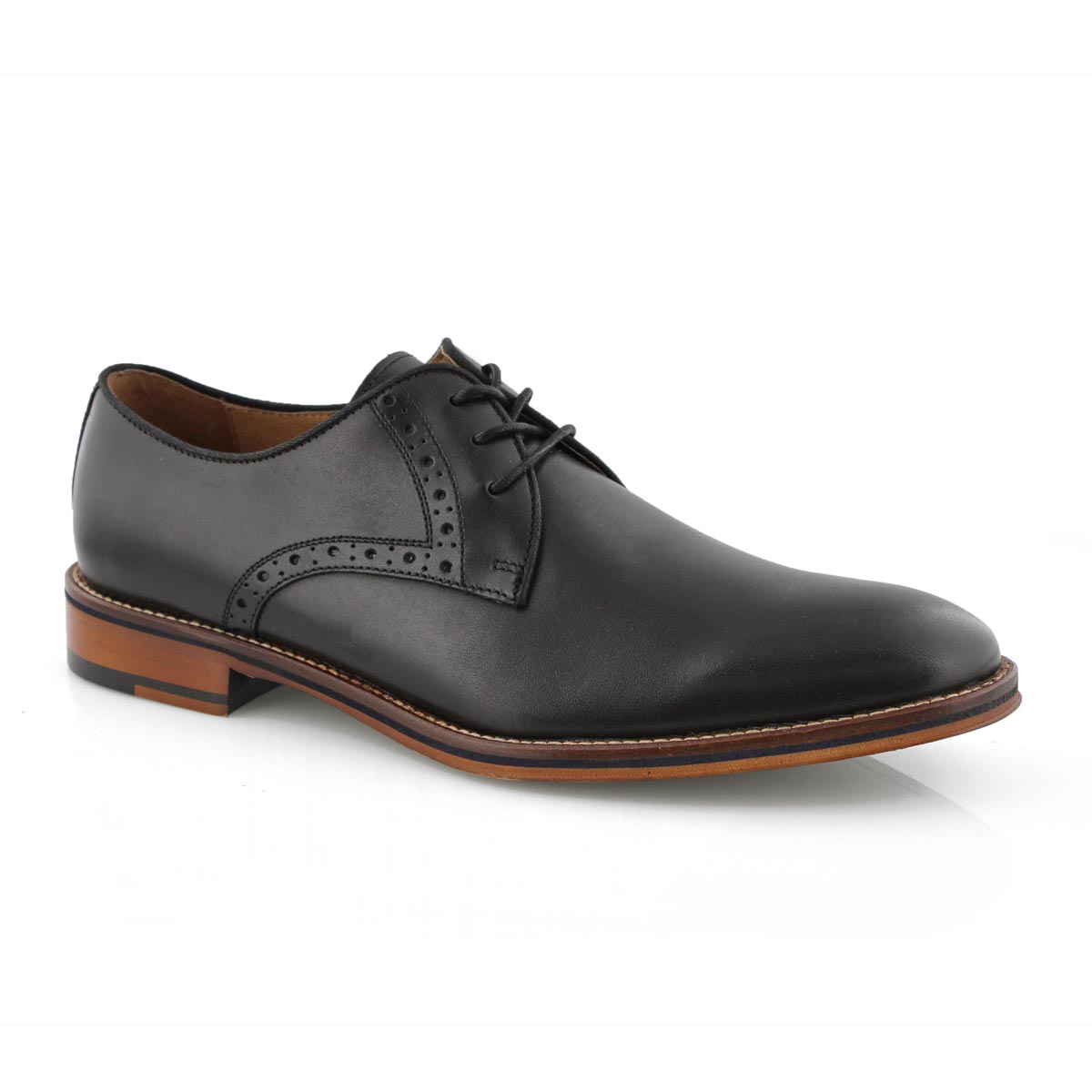Mns Conard Plain Toe black dress oxford