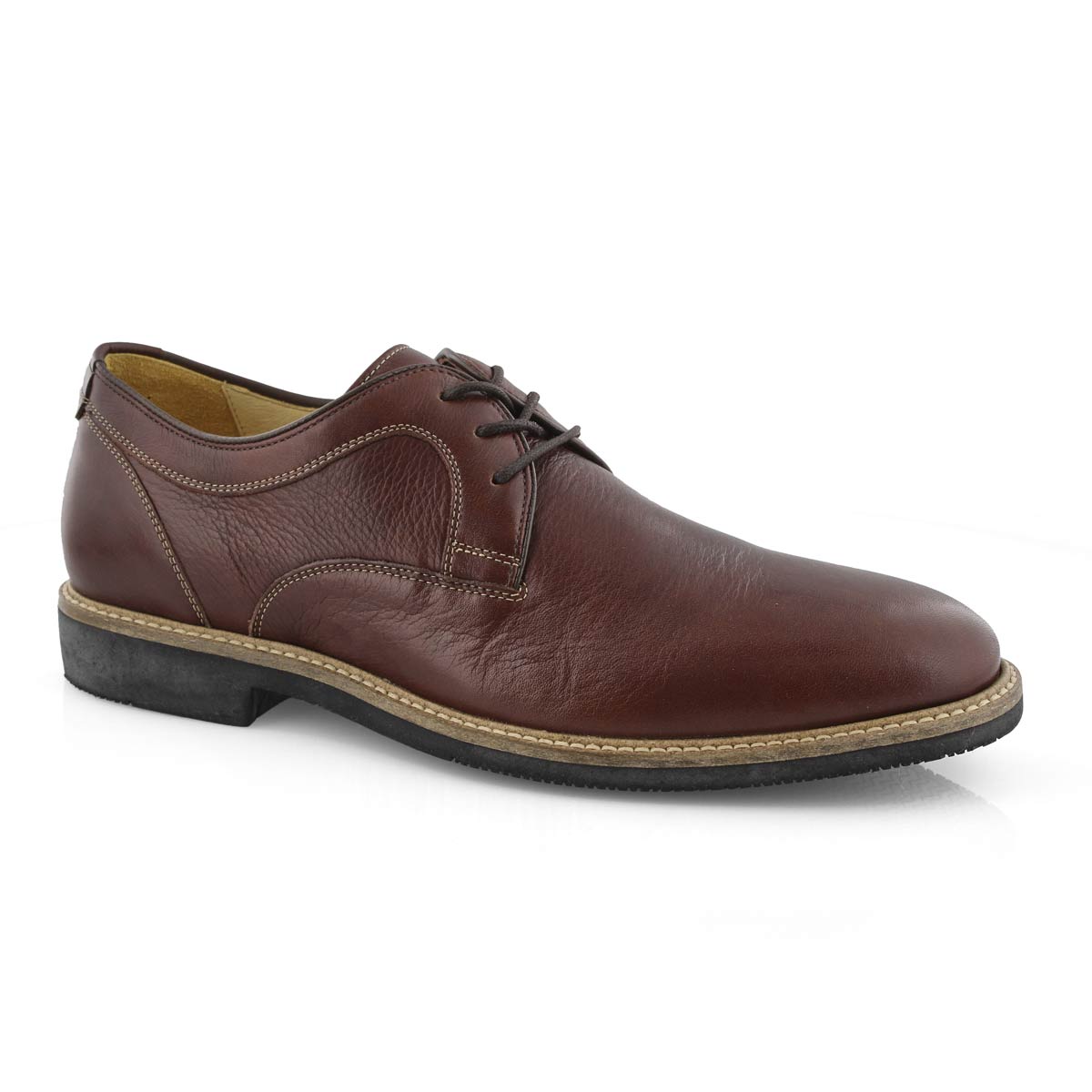 Mns Barlow Plain Toe tobaco dress oxford