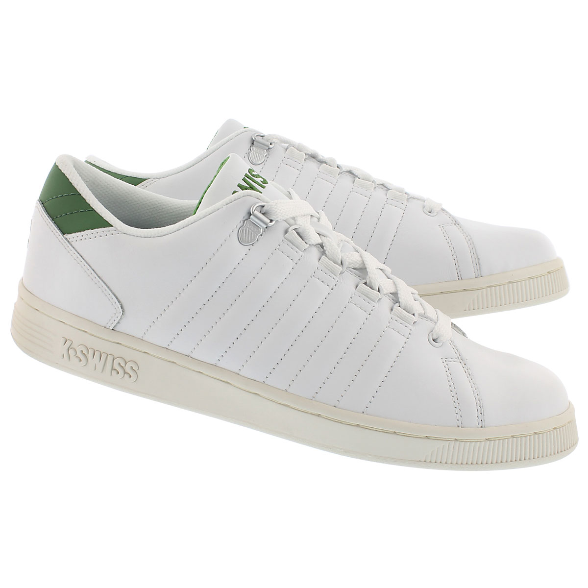Mns Lozan white/green lace up sneaker