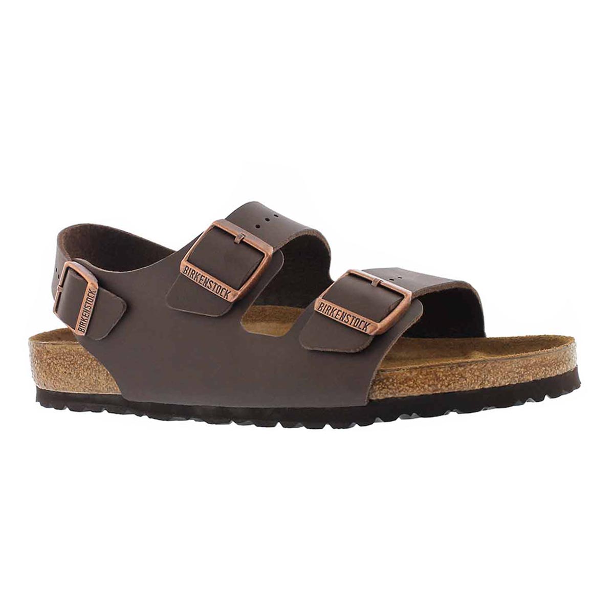 Lds Milano BF brn back-strap sndl