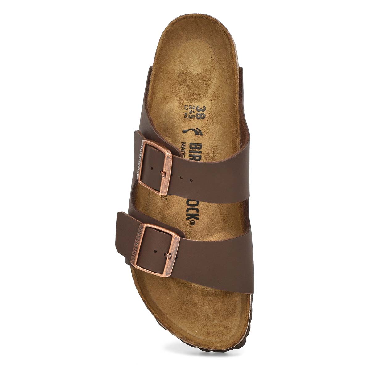 BIRKENSTOCK Women's Arizona Soft Sandals, Narrow, Navy
