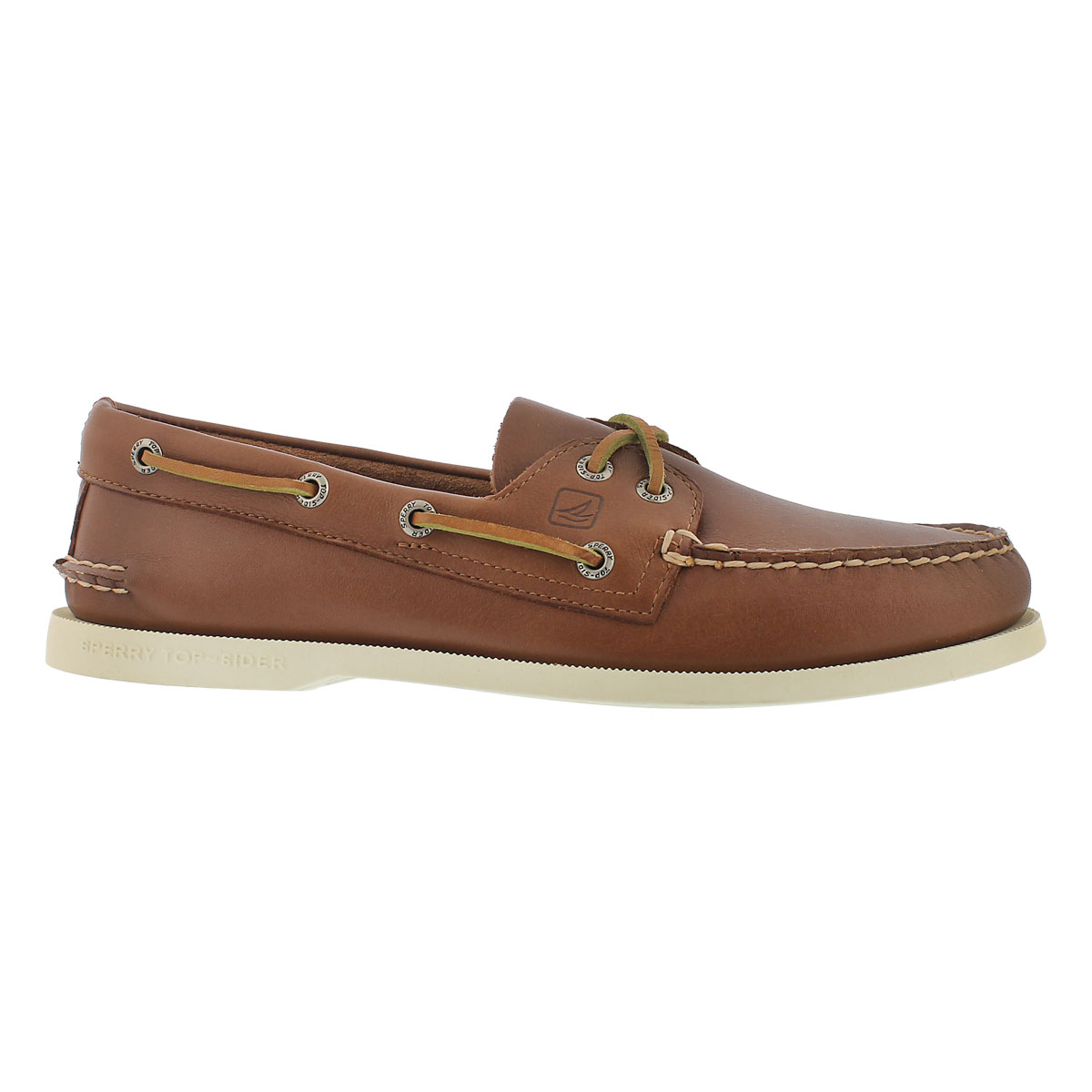 Chauss bateau cuir tan A/O, hom