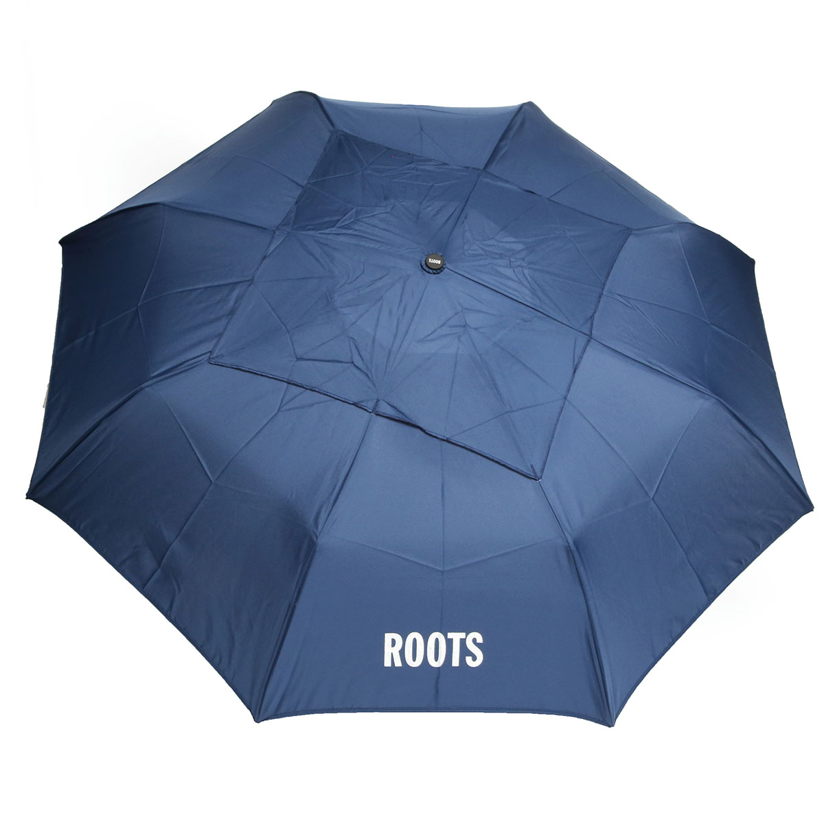 Roots73 navy telescopic vented umbrella