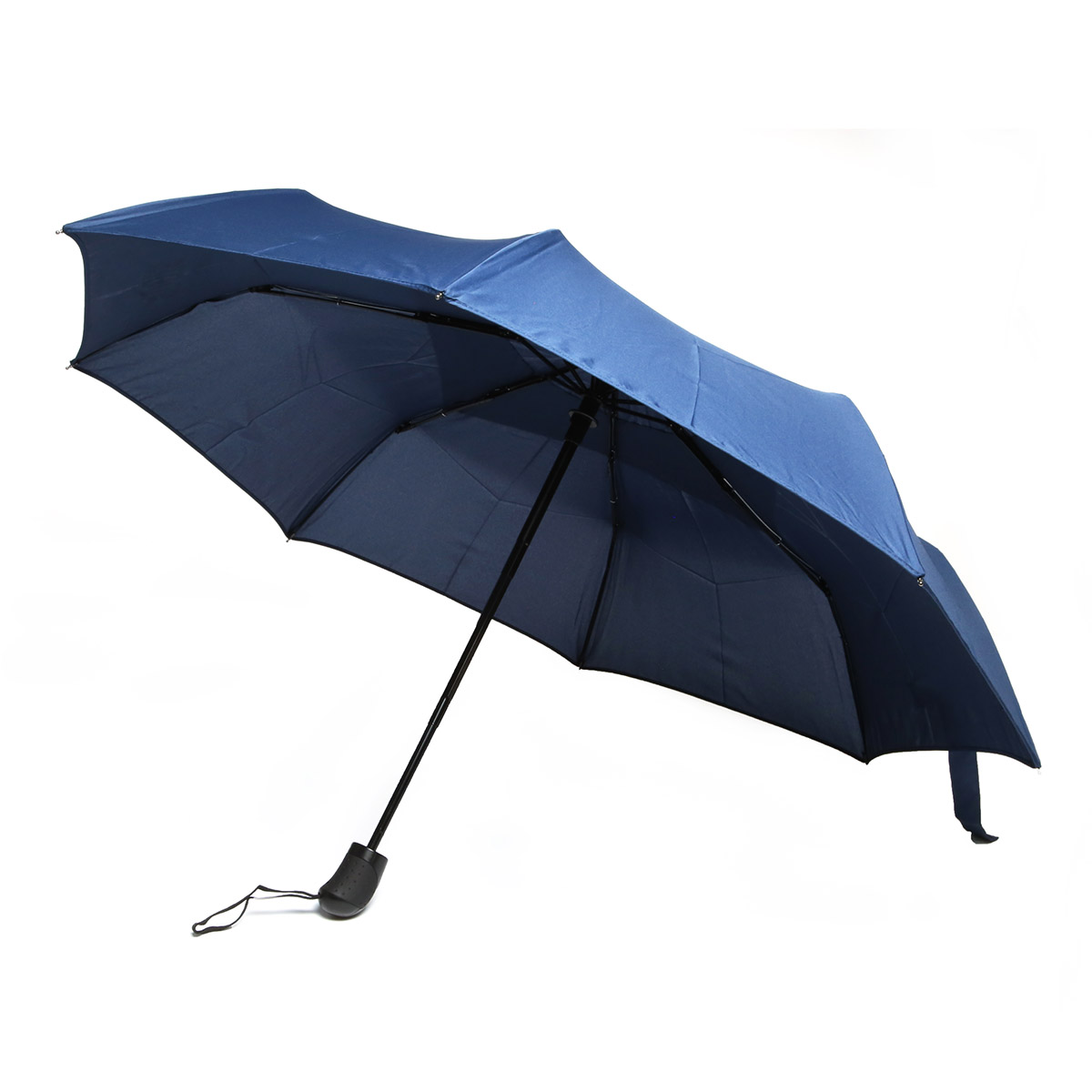 Roots73 navy telescopic vented umbrella