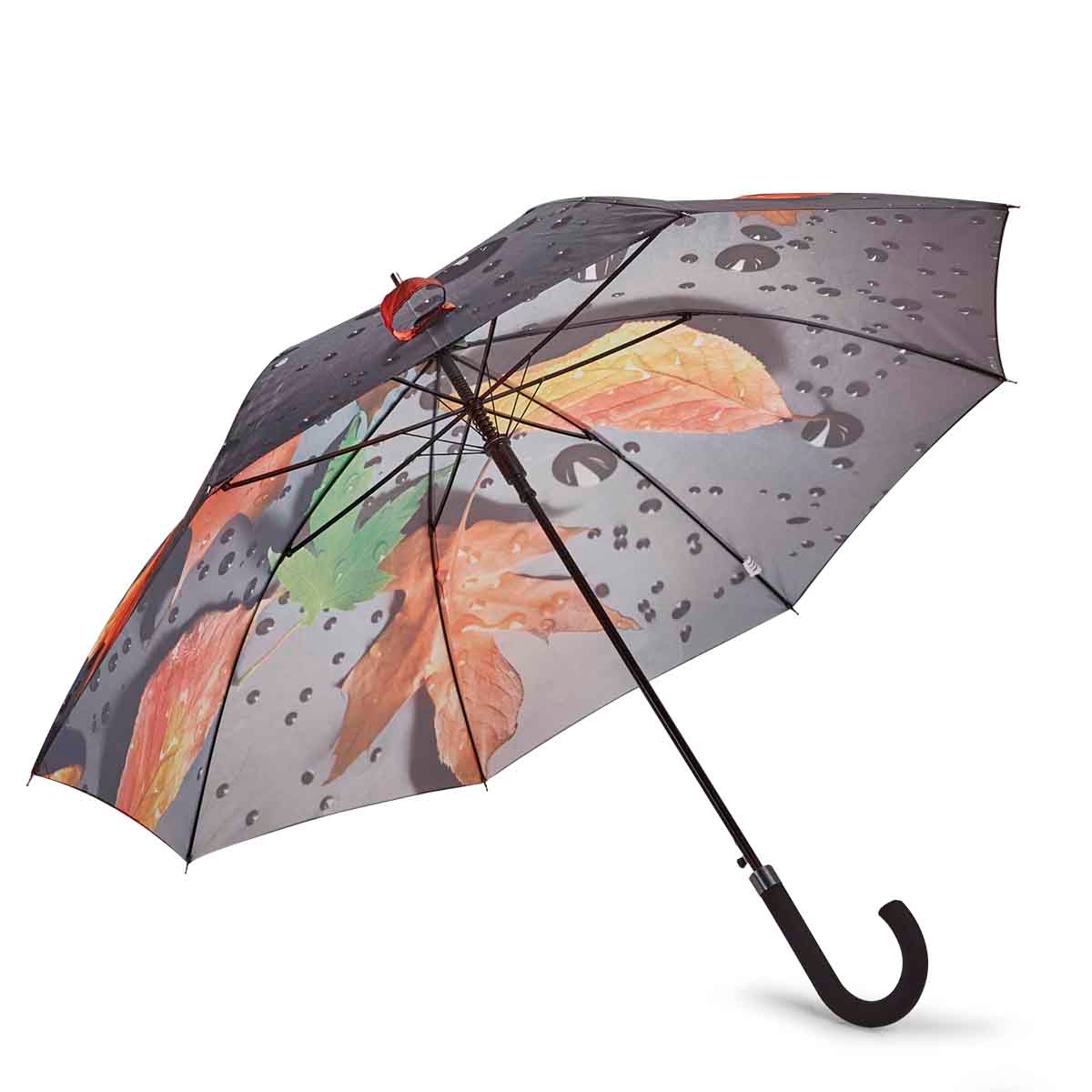 BelAmi ORANGE LEAF stick umbrella