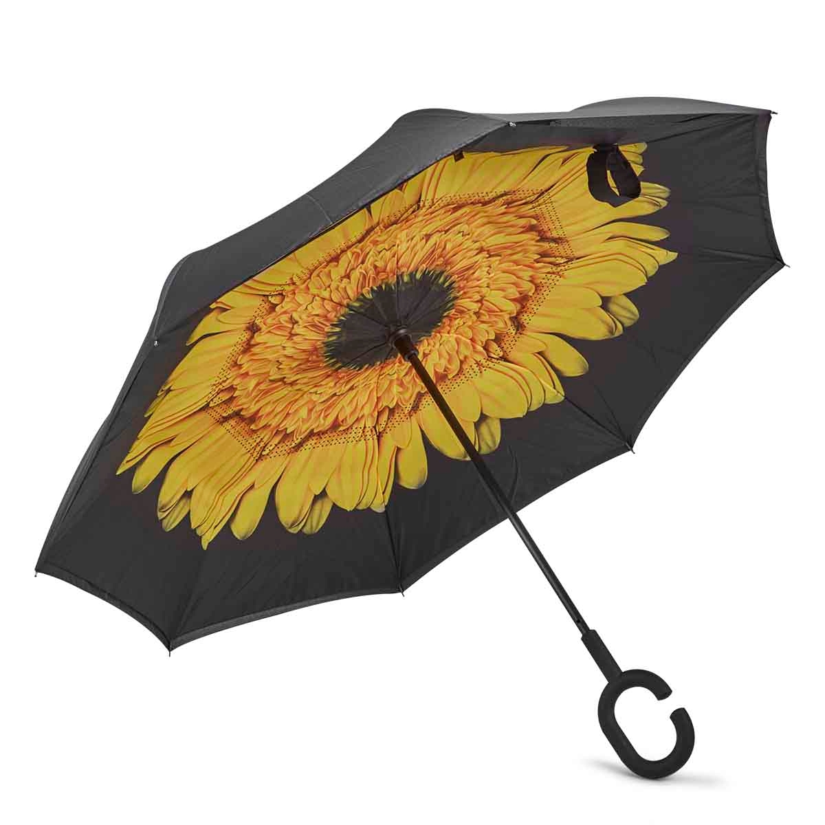BelAmi YELLOW FLOWER reversible umbrella