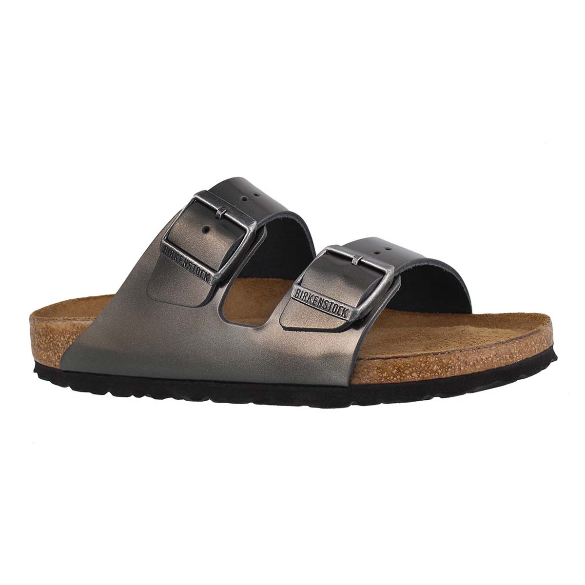 Women's ARIZONA LTR mtlc anthrcite sandals -Narrow