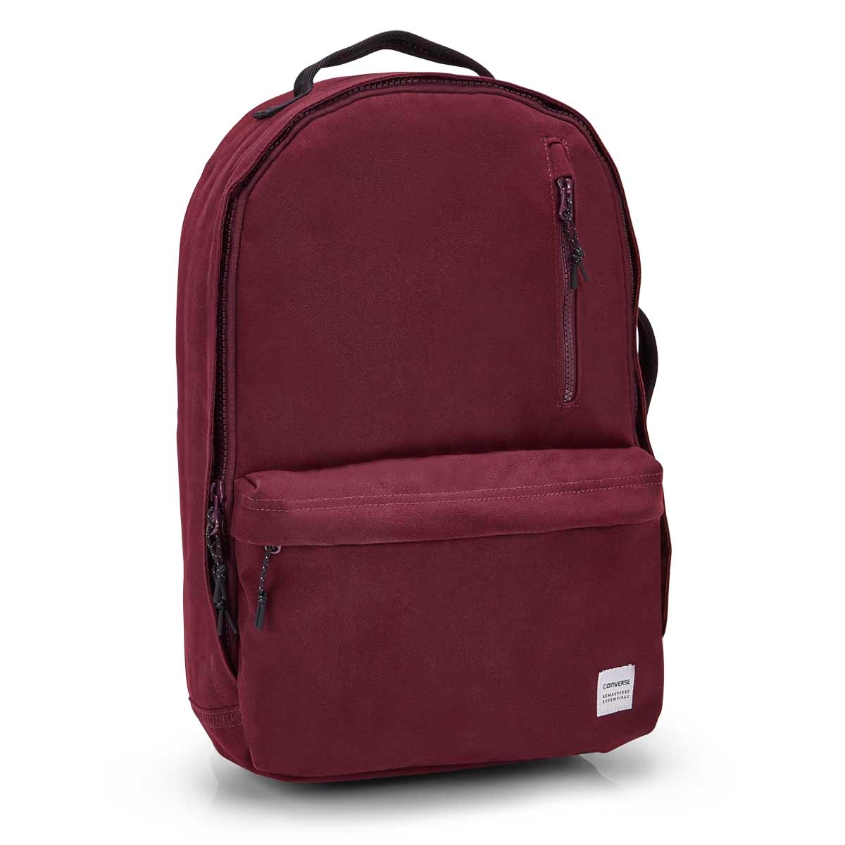 Unisex ESSENTIALS sangria canvas backpack
