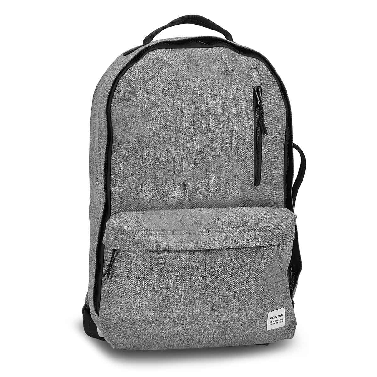 Unisex Essentials grey wooltech backpack