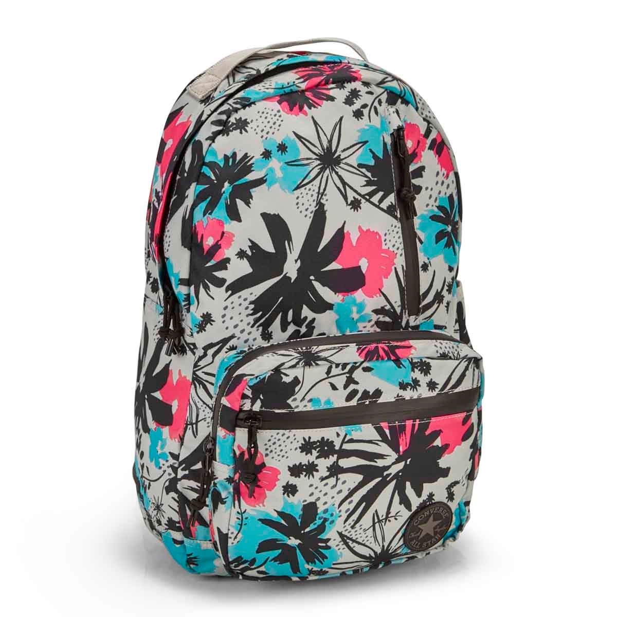 Women's POLY GO painted floral backpack