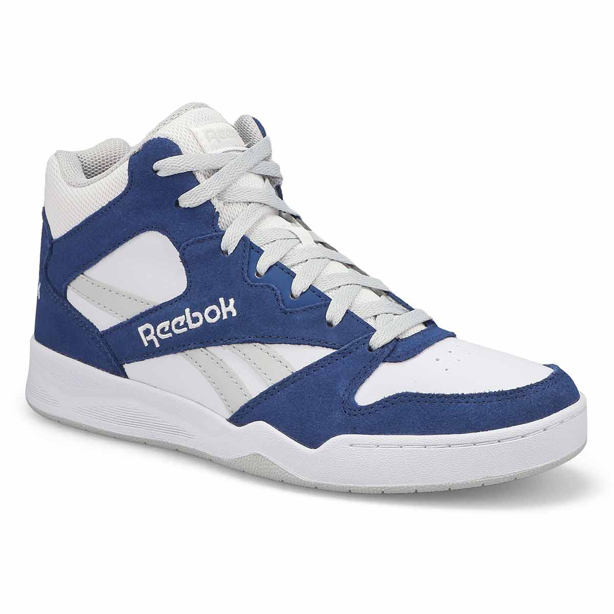 Mens Royal BB4500 H12 Hi Top Sneaker - White/Blue