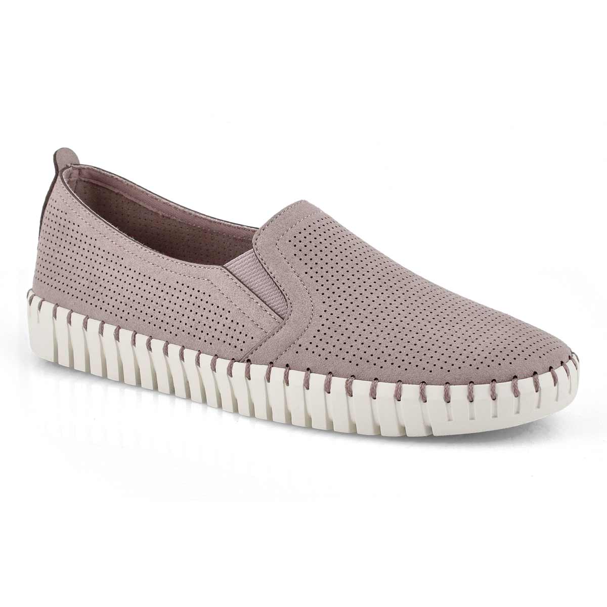 skechers perforated slip on casual shoes