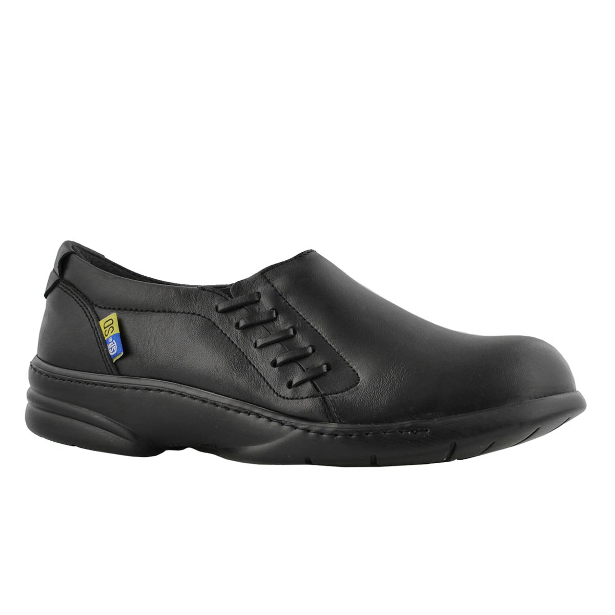 Lds Angie black CSA slip on shoe