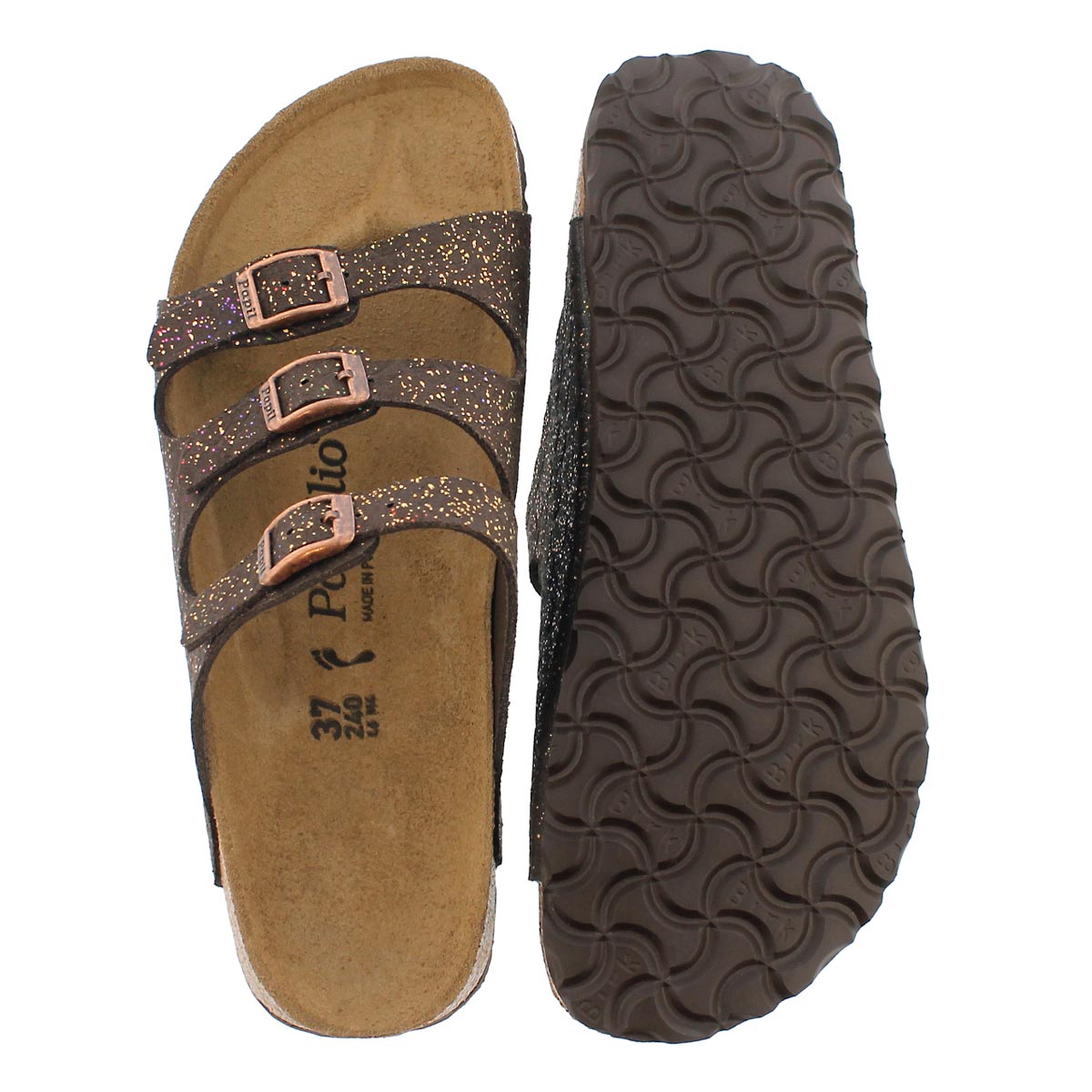 birkenstock three strap brown
