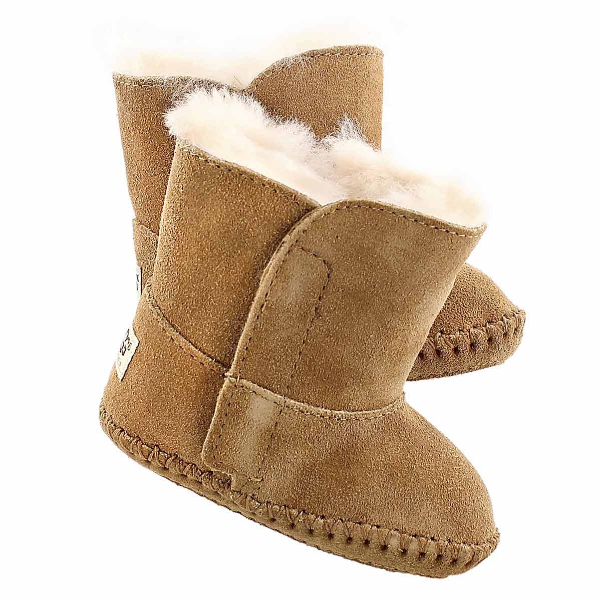 Inf Caden chestnut sheepskin boot
