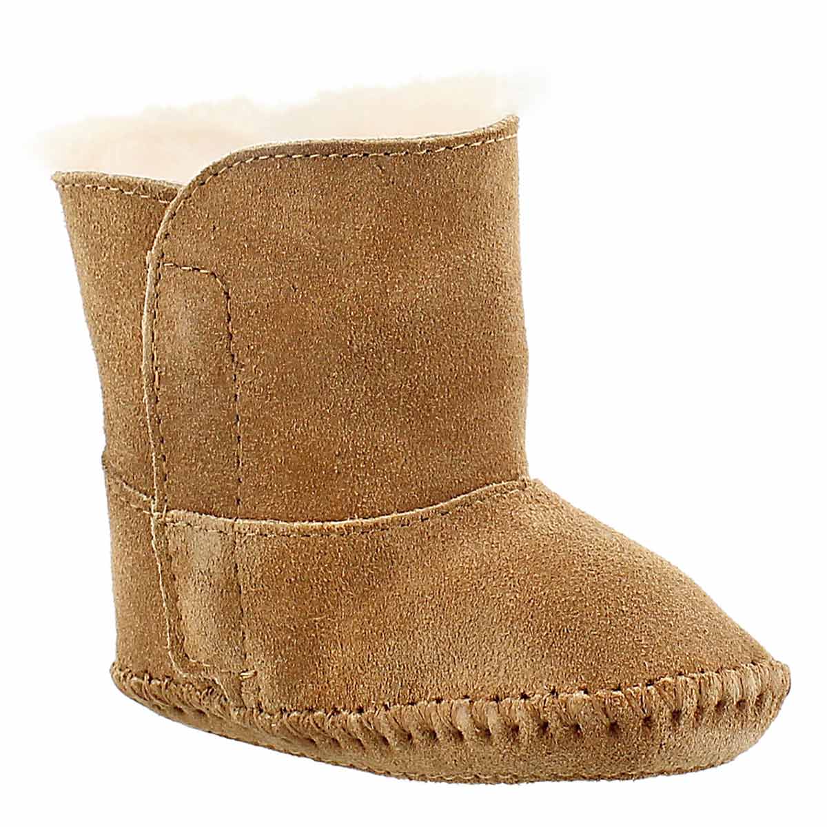 Inf Caden chestnut sheepskin boot
