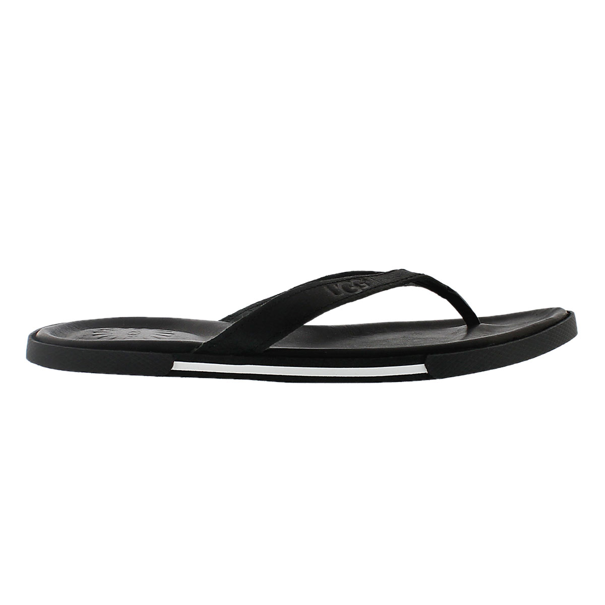 Mns Bennison II black leather sandal