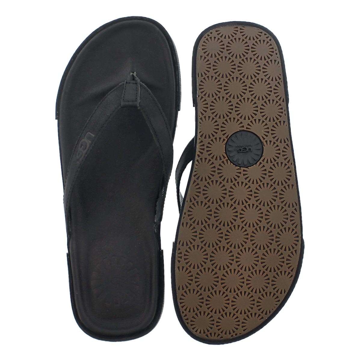 Mns Bennison II black leather sandal