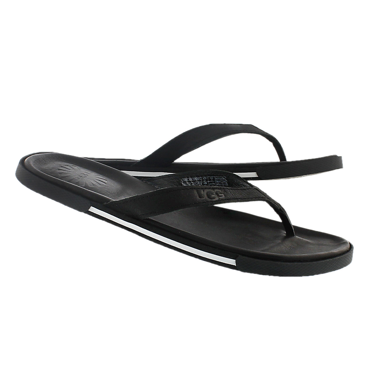 Mns Bennison II black leather sandal