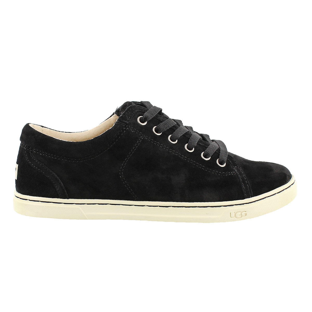 Lds Tomi black lace up sneaker