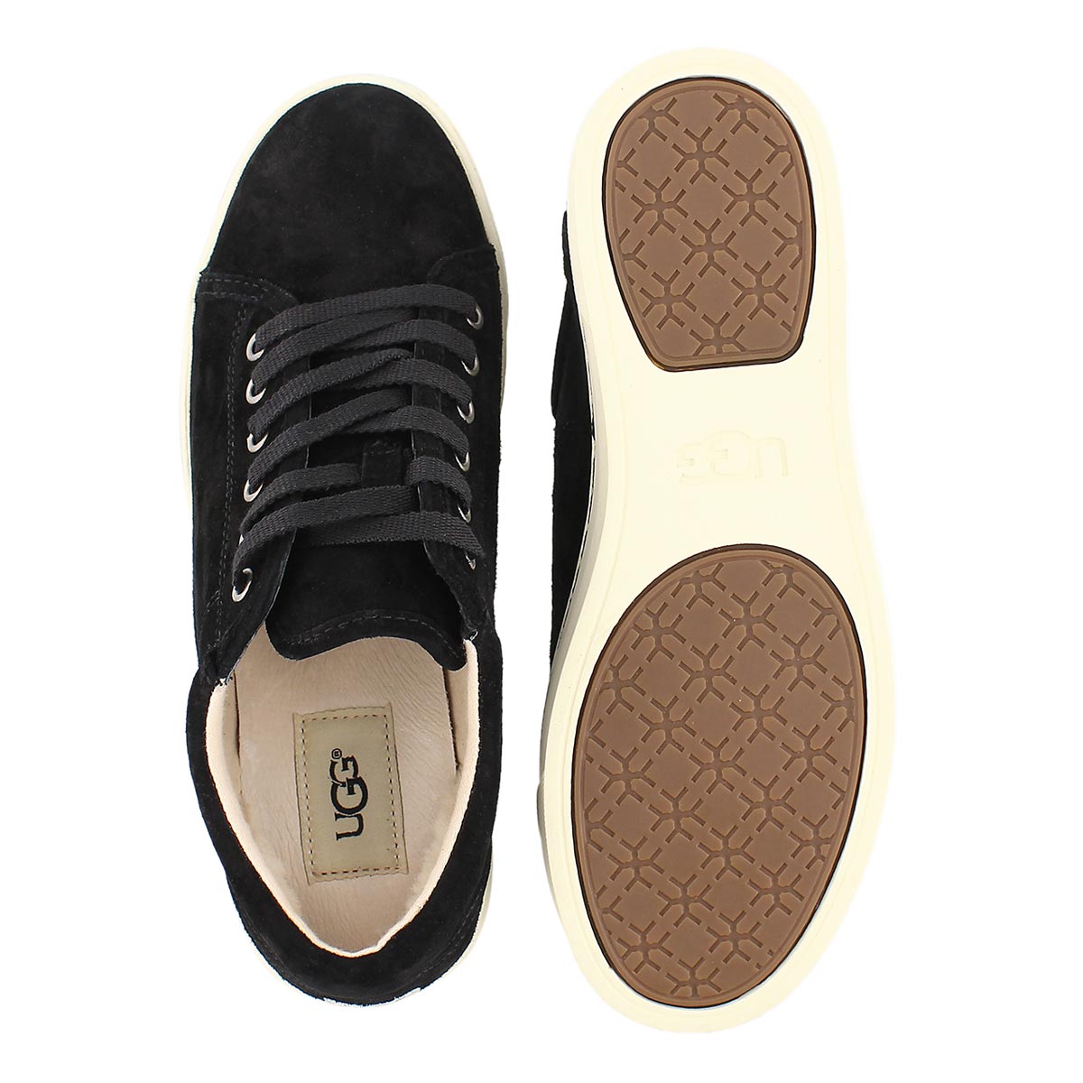 Lds Tomi black lace up sneaker