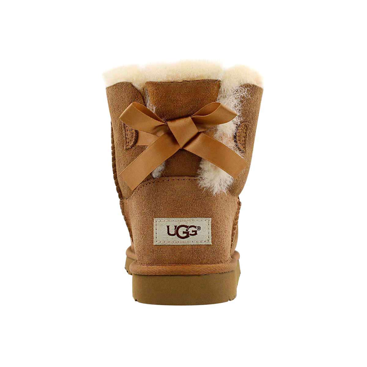 Grls Mini Bailey Bow ches sheepskin boot