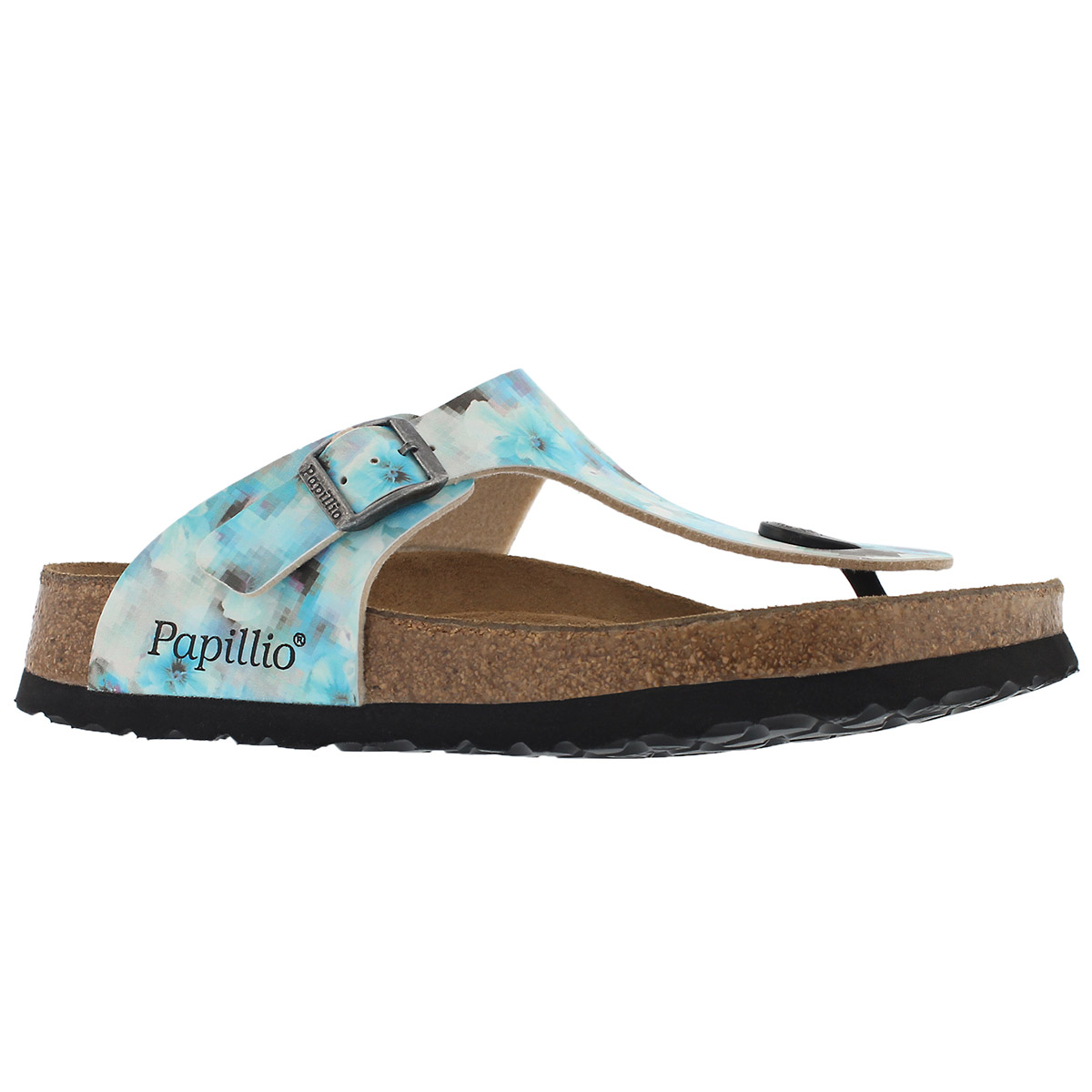 Women's GIZEH pixel blue BF thongs