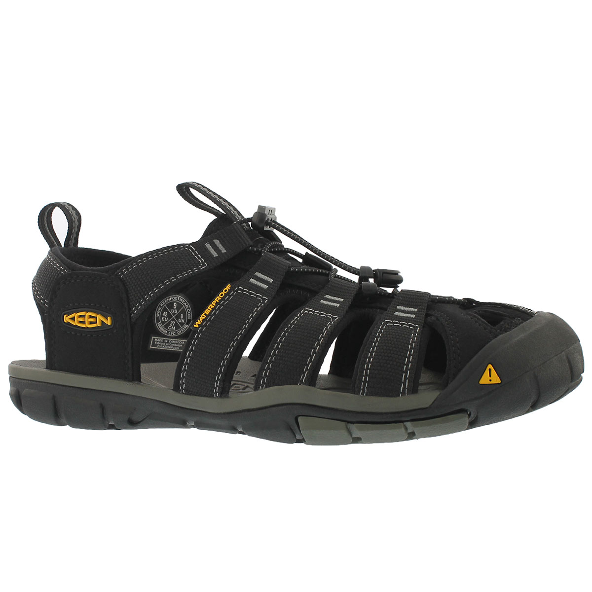 Men's CLEARWATER CNX blk/gry fisherman sandals
