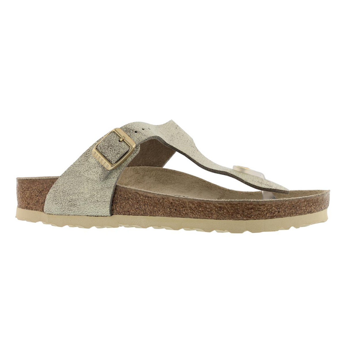 Women's GIZEH LTR wshd mtlc crm gld sandals
