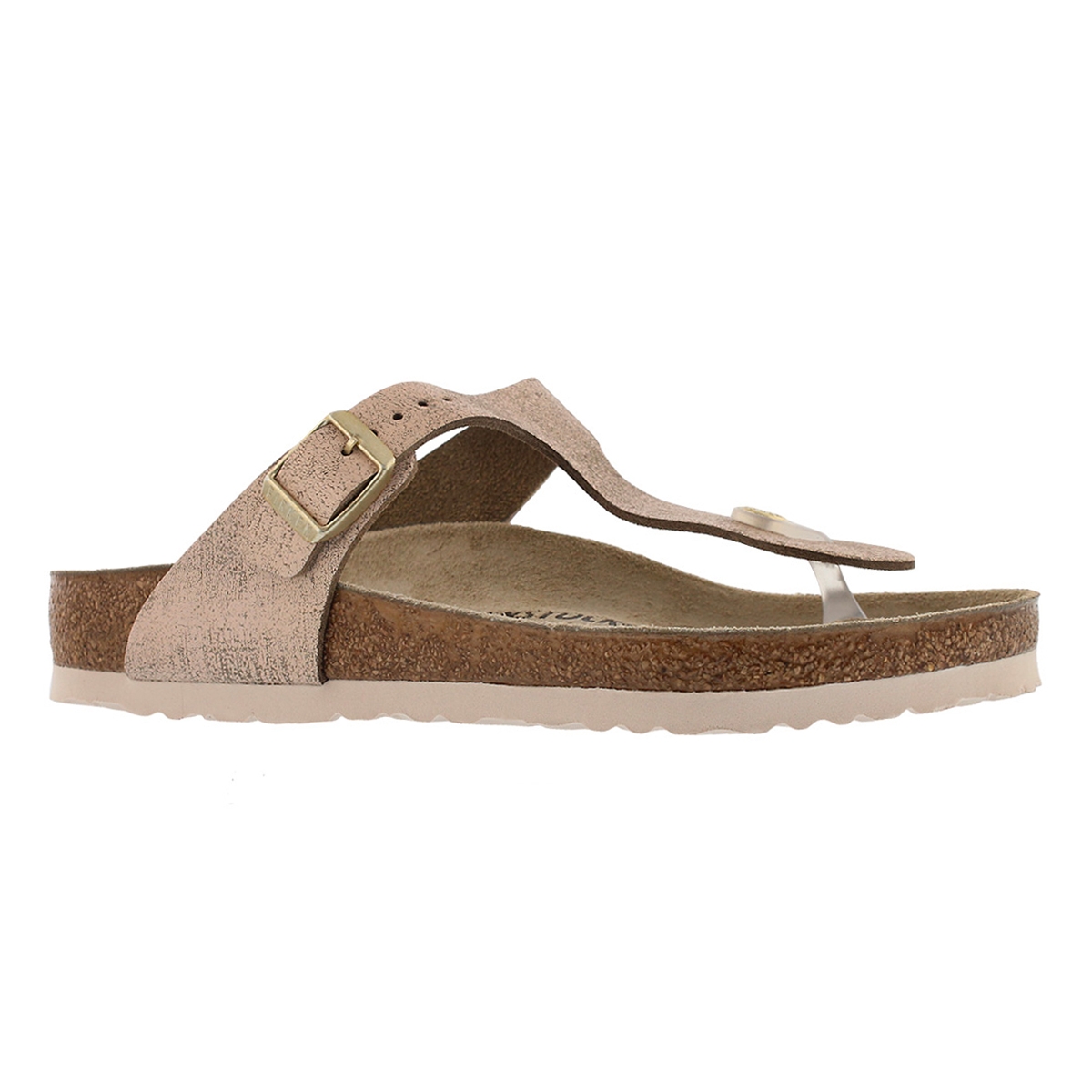 Women's GIZEH LTR wshd mtlc rose gold sandals