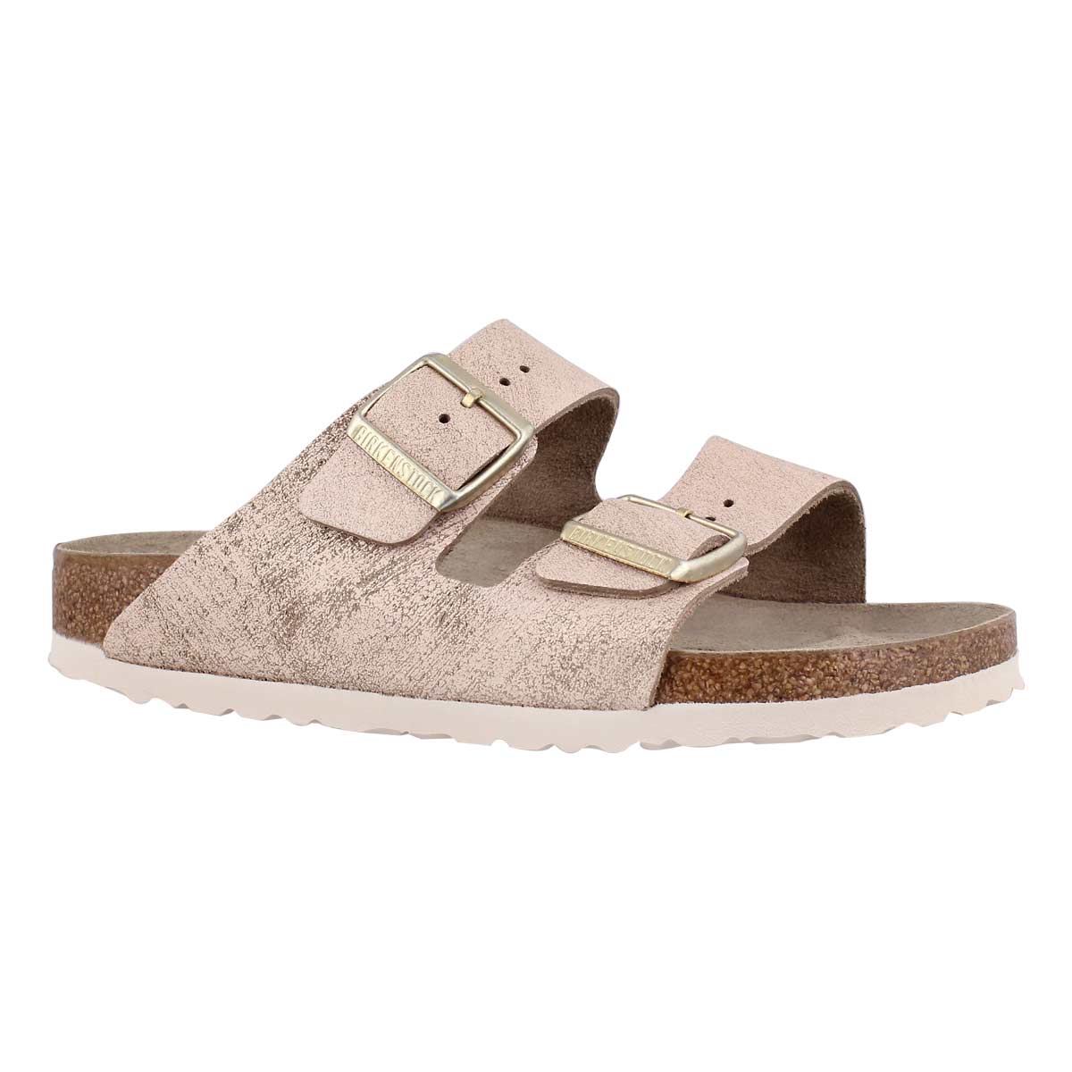 Women's ARIZONA LTR mtlc rse gld sandals - Narrow