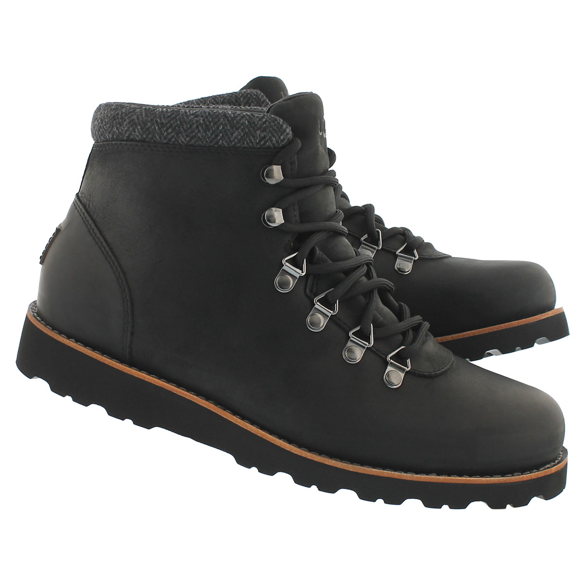 Mns Boysen blk lined ankle boot