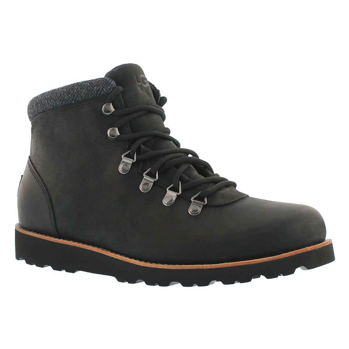 Mns Boysen blk lined ankle boot