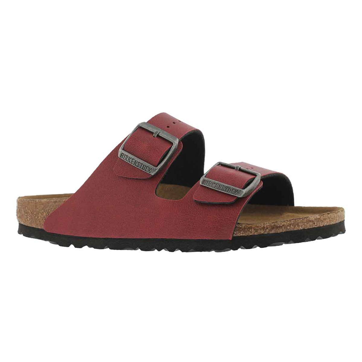 Women's ARIZONA VEG BF bordeaux sandals - Narrow