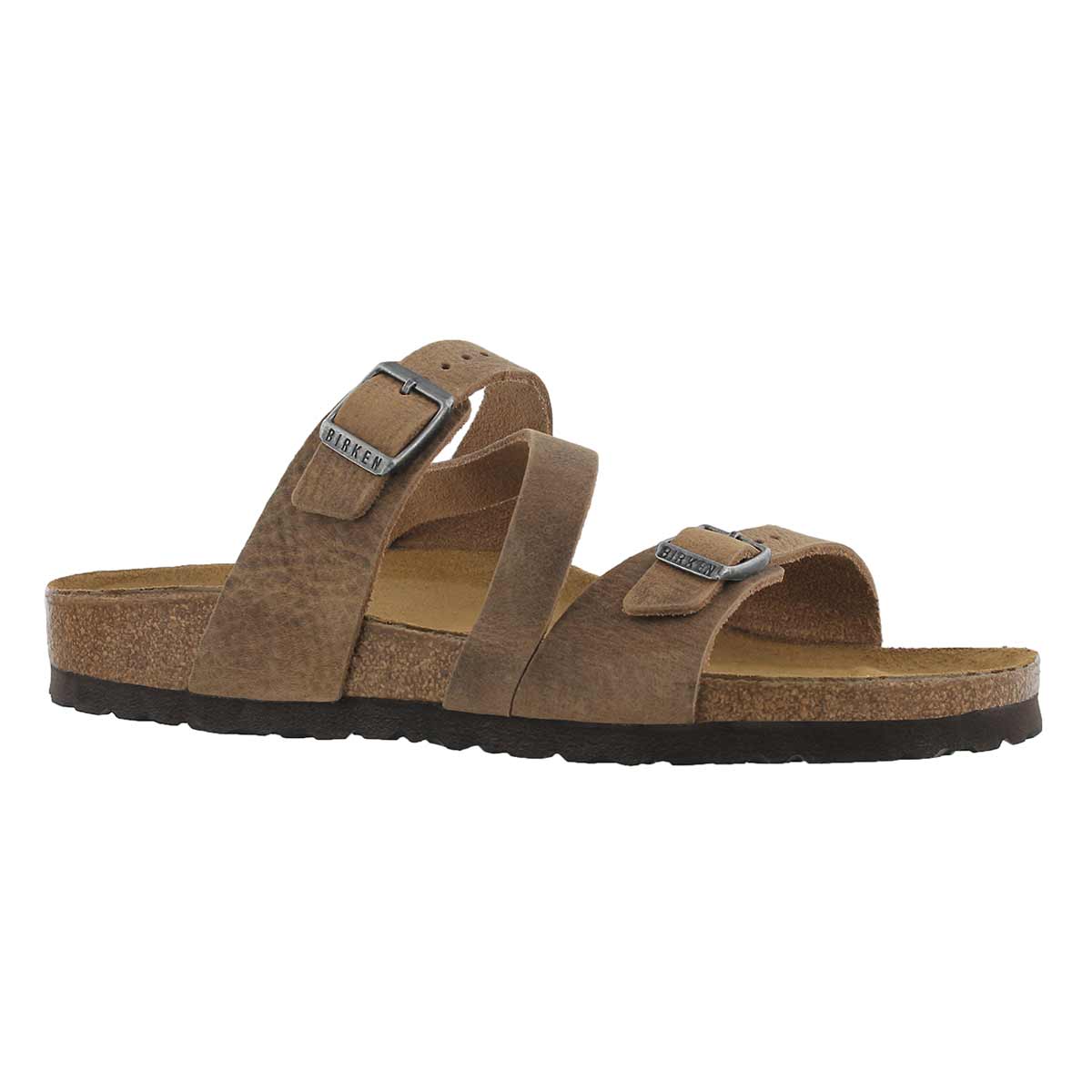 Women's SALINA CANBERRA tobacco sandals - Narrow