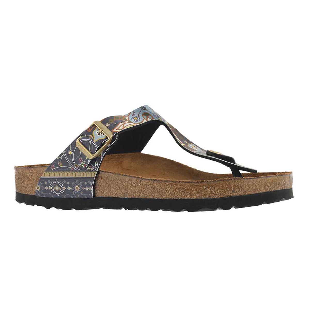 Women's GIZEH BF ancient mosaic blue sandals