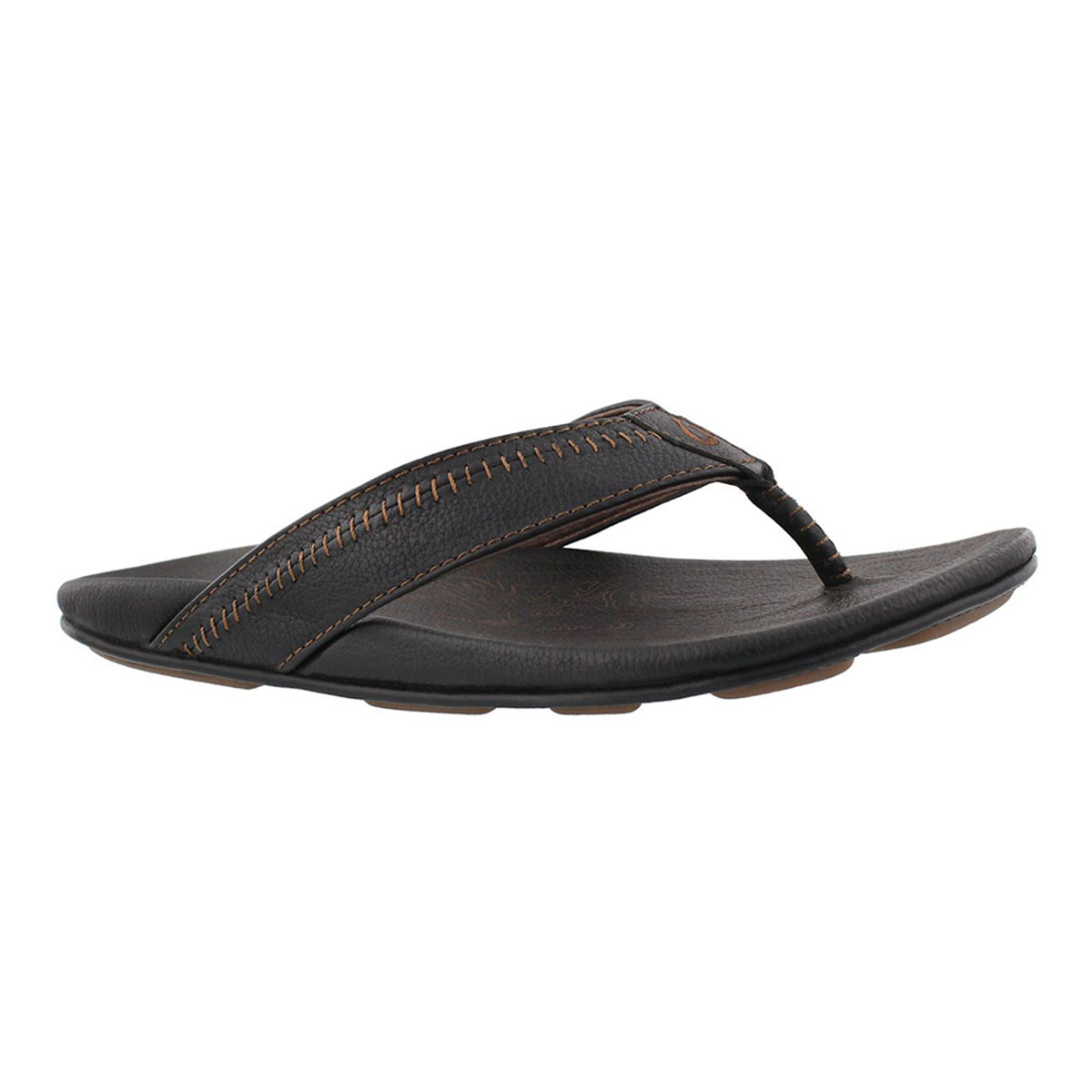 Men's HIAPO black/black thong sandals
