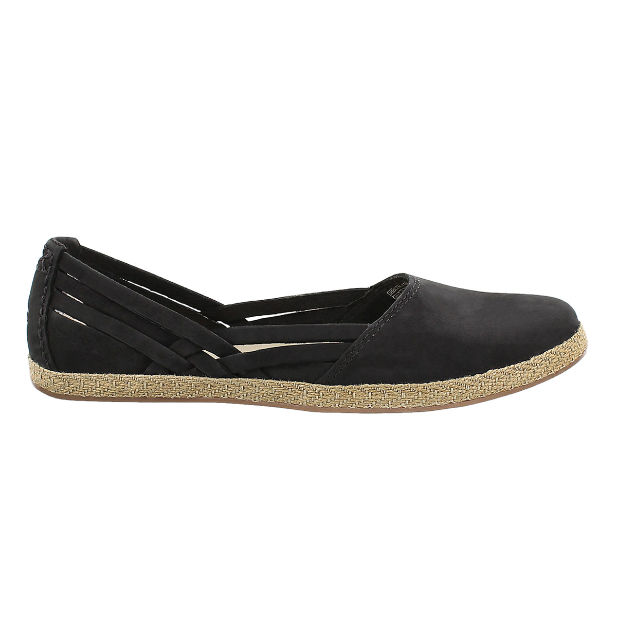 Lds Tippie black slip on espadrille