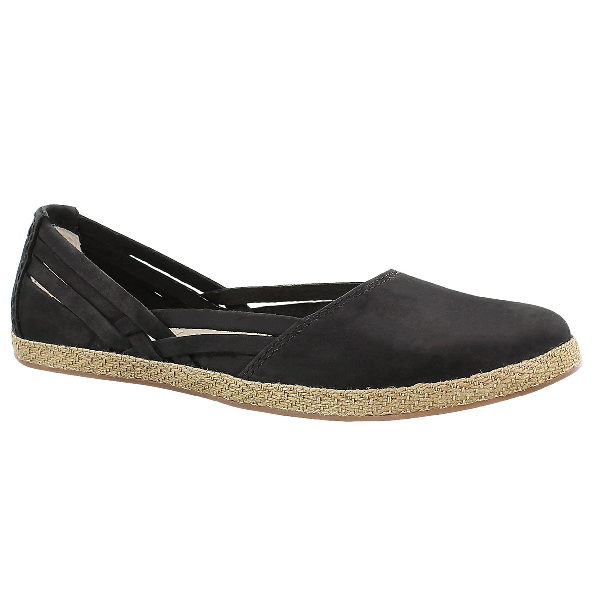 Women's TIPPIE black slip on espadrilles